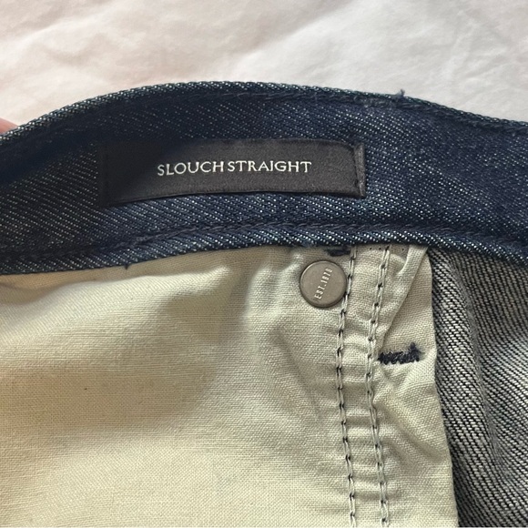 Banana Republic BR Jeans Slouch Straight Dark Wash Denim Zip Closure Women’s 29 - Picture 8 of 14